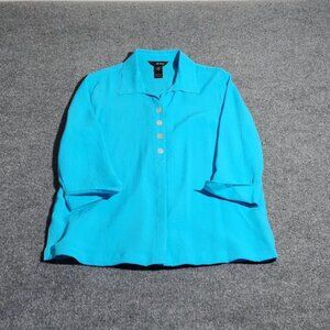 Ali Miles Women's 3/4 Sleeve Blouse in size petite medium